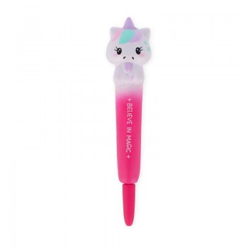 BOLIGRAFO GEL SQUISHY UNICORNIO