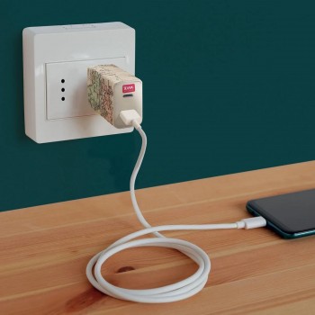 CARGADOR DE PARED USB/TYPE-C MAPA