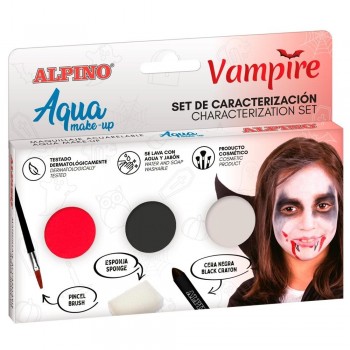 SET MAQUILLAJE ALPINO AQUA MAKE UP VAMPIRO