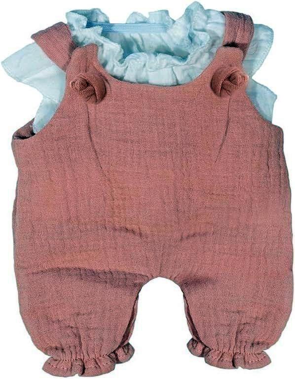 PETO Y BLUSA DE VERANO PARA MUÑECO DE 32 CM +18 MESES
