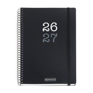 AGENDA ESCOLAR 2026-2027 MIQUELRIUS PLUS D/P COLL.NEGRO