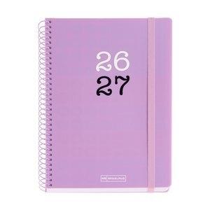 AGENDA ESCOLAR 2026-2027 MIQUELRIUS PLUS D/P COLL.LILA
