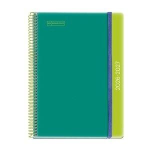 AGENDA ESCOLAR 2026-2027 MIQUELRIUS PLUS D/P COLLEGE TONE GREEN-LIME