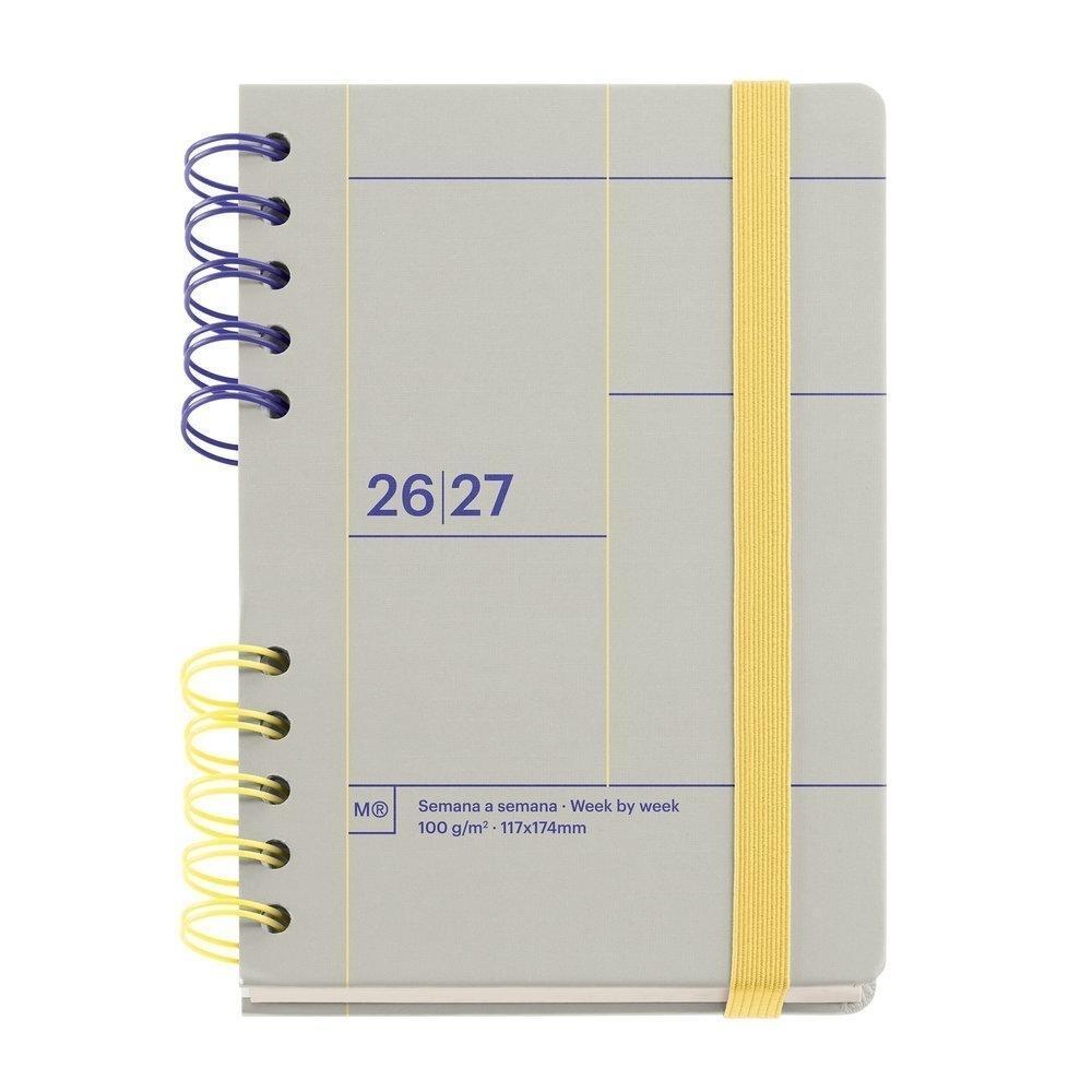 AGENDA ESCOLAR 2026-2027 MIQUELRIUS ACTIVA S/V GRIS B2B