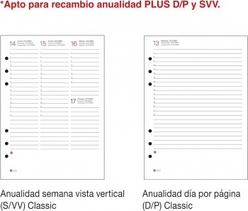 AGENDA ANUAL 2025 MIQUELRIUS ANILLAS PLUS 155x213 S/VV AZUL