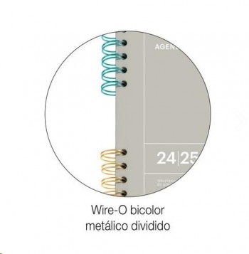 AGENDA ESCOLAR 2024-2025 MQ PLUS S/V 150X213 MM GRIS B2B