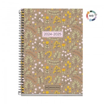 AGENDA ESCOLAR 2024-2025 MQACTIVA D/P ECO LEAVES