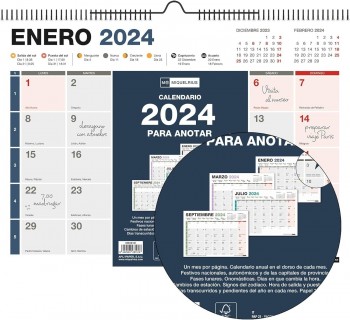 CALENDARIO PARED 2024 MIQUELRIUS A3 COMPLETO 24