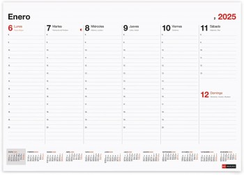 CALENDARIO VADE 2025 A3 ENCOLADO S/V BASIC