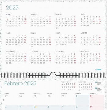 CALENDARIO PARED 2025 A3 LOVELY