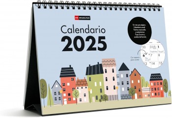 CALENDARIO SOBREMESA 2025 A5 CASAS