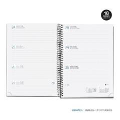 AGENDA 18 MESES 2024-2025 MQ PLUS S/V FLOWERY