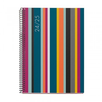 AGENDA 18 MESES 2024-2025 MQ PLUS S/V STRIPES