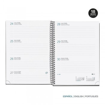 AGENDA 18 MESES 2024-2025 MQ PLUS S/V STRIPES