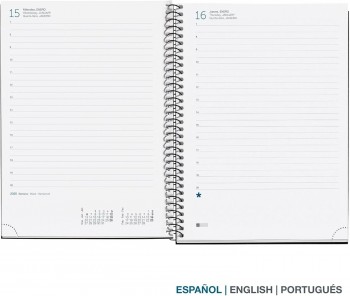 AGENDA ANUAL 2025 MIQUELRIUS PLUS 155x213 D/P CALM AQUA