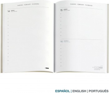 AGENDA ANUAL 2025 MIQUELRIUS PLUS 155x213 D/P FLUOR BASICS