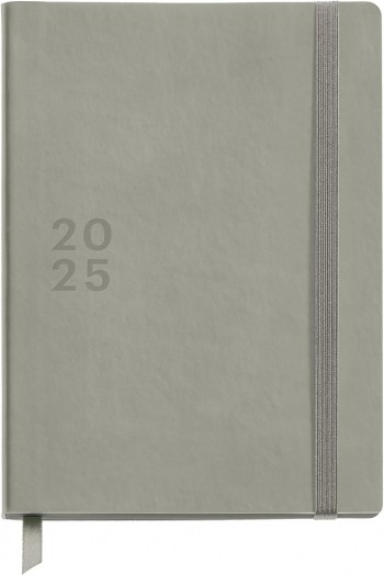 AGENDA ANUAL 2025 MIQUELRIUS PLUS 155x213 D/P GRIS BASICS