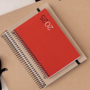 AGENDA ANUAL 2025 MIQUELRIUS ACTIVA 117X182 S/V PP CITY ROJO