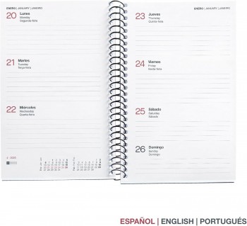 AGENDA ANUAL 2025 MIQUELRIUS ACTIVA 117X182 S/V PP CITY MARINO