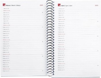 AGENDA ANUAL 2025 MIQUELRIUS ACTIVA 117X182 S/V PP CITY MARINO