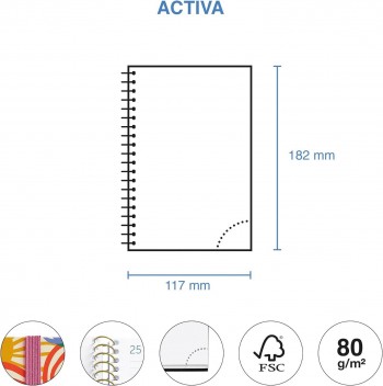 AGENDA ANUAL 2025 MIQUELRIUS ACTIVA 117X182 D/P FLOWERY