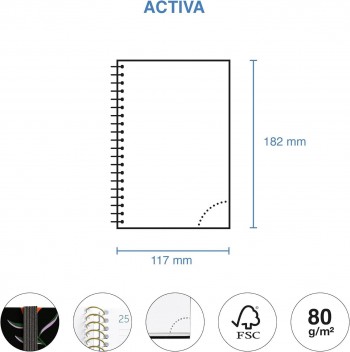 AGENDA ANUAL 2025 MIQUELRIUS ACTIVA 117X182 S/V FANTASY GARDEN