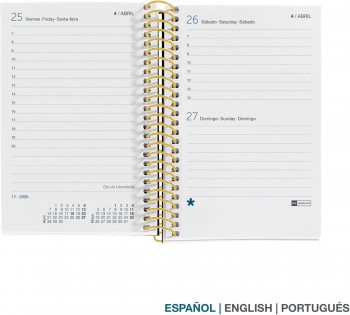 AGENDA ANUAL 2025 MIQUELRIUS CADDY 80X120 D/P SPRING