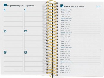 AGENDA ANUAL 2025 MIQUELRIUS CADDY 80X120 D/P SPRING