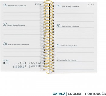 AGENDA ANUAL 2025 MIQUELRIUS CADDY 80X120 S/V SPRING