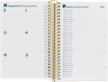 AGENDA ANUAL 2025 MIQUELRIUS CADDY 80X120 S/V SPRING