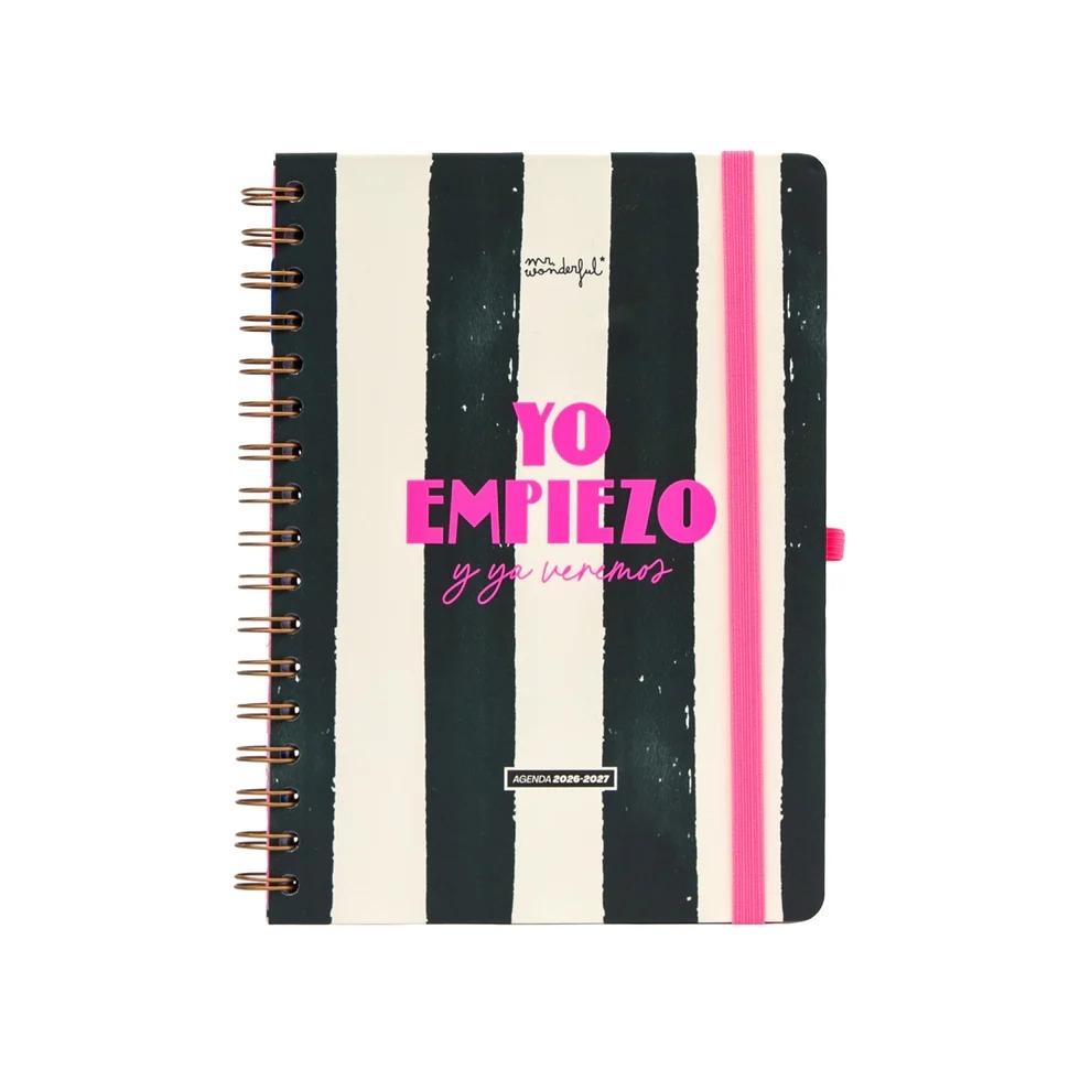 (26) AGENDA ESCOLAR 2026-2027 MR. WONDERFUL SEMANAL - YO EMPIEZO Y YA VEREMOS