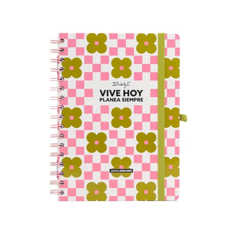 (26) AGENDA ESCOLAR 2026-2027 MR. WONDERFUL SEMANAL - VIVE HOY, PLANEA SIEMPRE