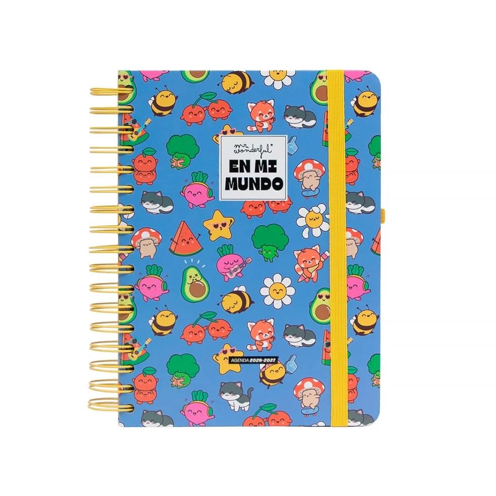 (26) AGENDA ESCOLAR 2026-2027 MR. WONDERFUL DIARIA - EN MI MUNDO