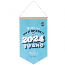 CALENDARIO DE PARED 2024 WONDERFUL ESTE ES TU MOMENTO Y 2024 TU AÑO