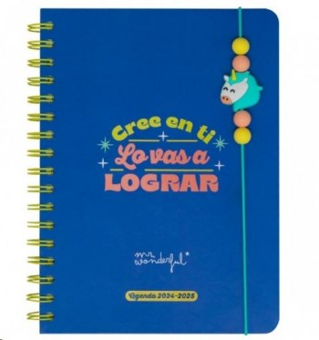 AGENDA ESCOLAR WONDERFUL 2024-2025 S/V CREE EN TI LO VAS A LOGRAR