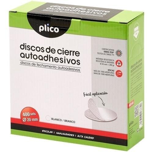 DISCOS DE CIERRE AUTOADHESIVOS VELCRO 400 UNIDADES