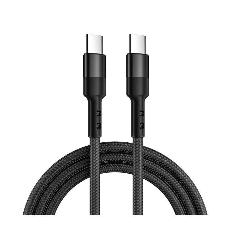 CABLE CARGA RAPIDA USB-C A USB-C 1 METRO