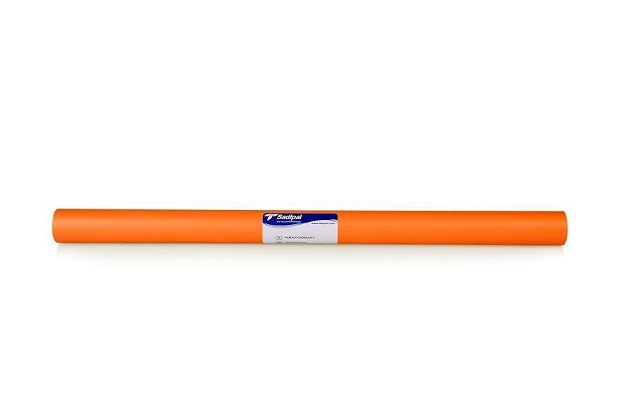 FILM ADHESIVO 50X200CM COLOR NARANJA MATE