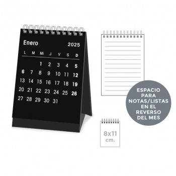 CALENDARIO ESPIRAL MINI 2025 SENFORT