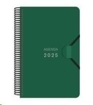 AGENDA ANUAL 2025 SENFORT 90X140 S/V POLIPROPILENO PASTEL VERDE OSCURO