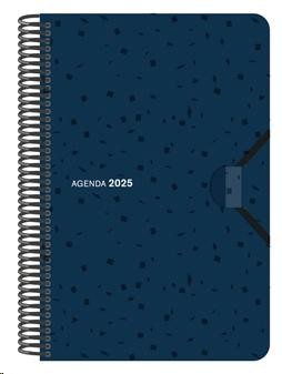 AGENDA ANUAL 2025 SENFORT 135X215 D/P POLIPROPILENO SEOUL AZUL