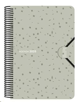 (25) AGENDA ANUAL 2025 SENFORT 160X235 D/P POLIPROPILENO SEOUL GRIS