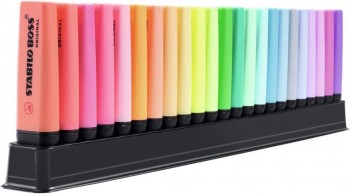 ESTUCHE FLUORESCENTES STABILO BOSS 23 COLORES SURTIDOS SNOOZE ONE