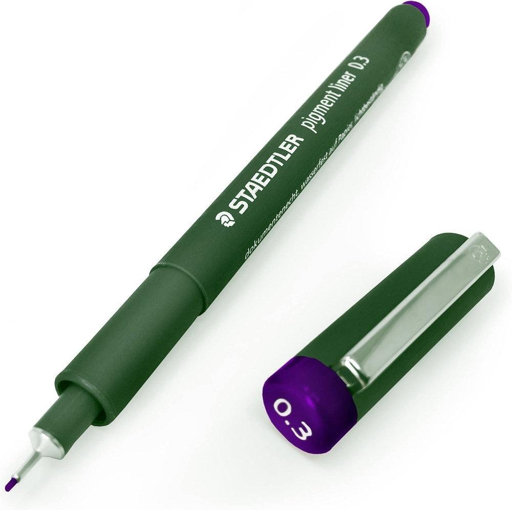 ROTULADOR CALIBRADO STAEDTLER PIGMENT LINER 0,3 MM VIOLETA