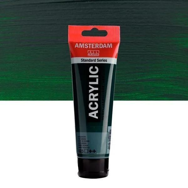 ACRÍLICOS AMSTERDAM TUBO 120 ML VERDE VEJIGA 623