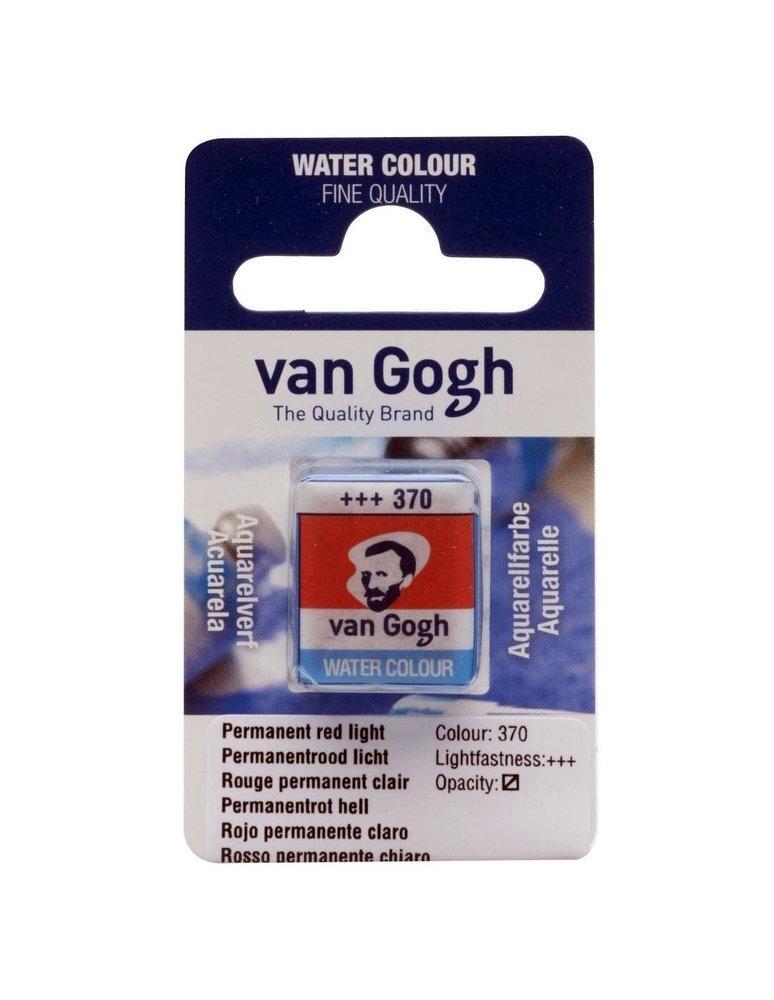 ACUARELA VAN GOGH PASTILLA ROJO PERMANENTE CLARO 370
