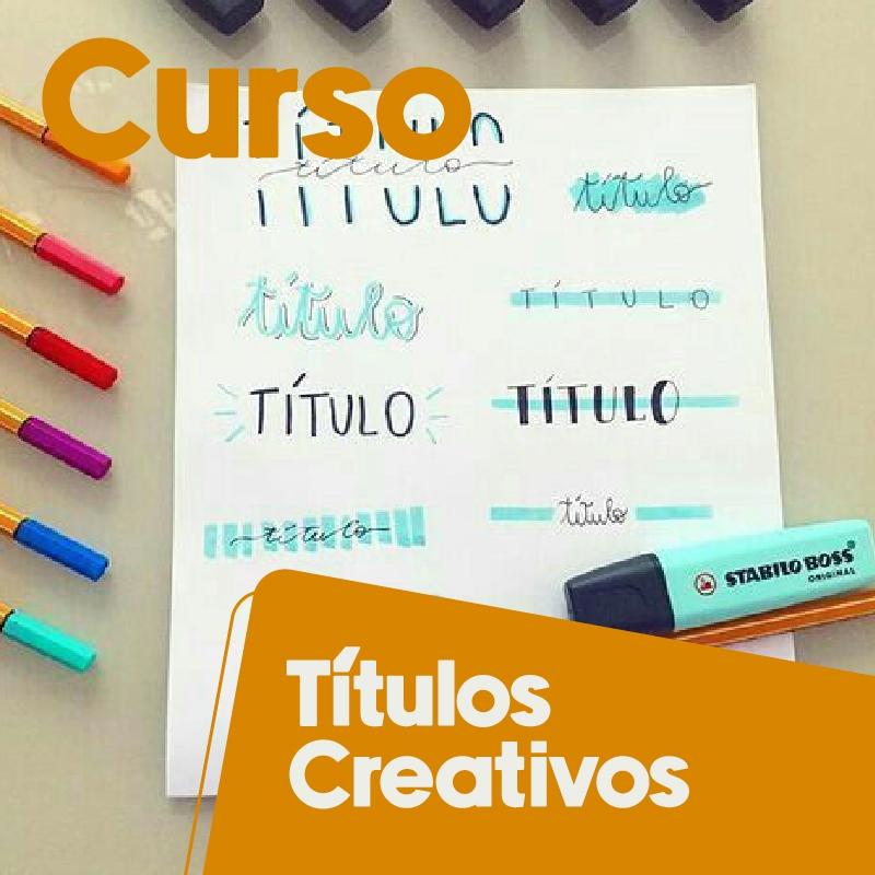 TALLER TITULOS CREATIVOS CON TECNICA LETTERING