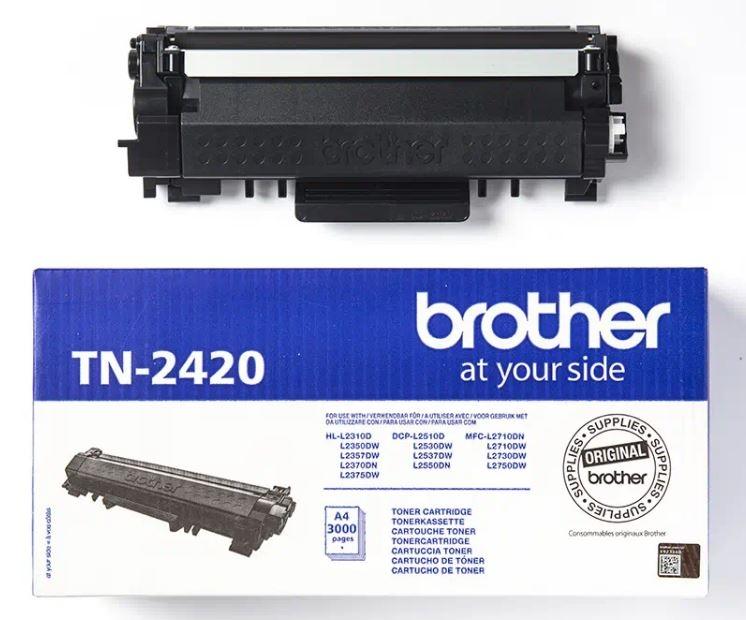 Toner de marque KATRIZ® TN2420, pour Brother DCP-L2510D / DCP-L2530DW / DCP-L2550DN  /