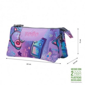 ESTUCHE TOTTO TRIPLE CHICA 24 4QH