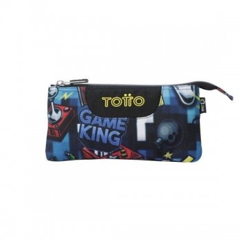 ESTUCHE TOTTO TRIPLE CHICO GAMERTAG  0JI